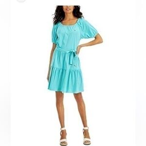 Tommy Hilfiger knit tiered peasant dress